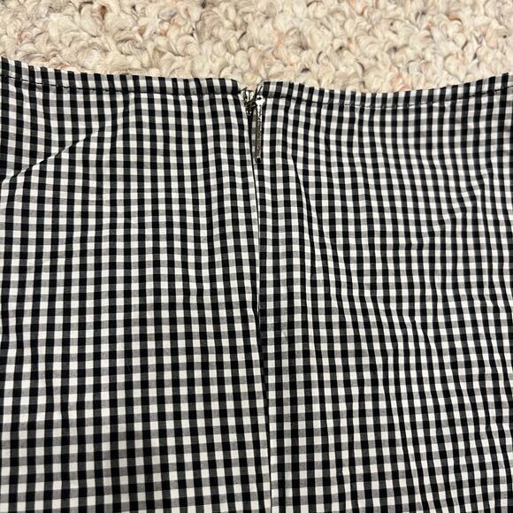 Lauren Ralph Lauren Gingham Plaid Short Sleeve Blouse Sz S Petite Ruffle Preppy - Picture 4 of 7